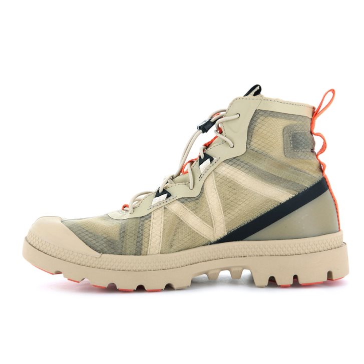 Pánské Tenisky Palladium Travel Lite+ Adventure High Tops Olivy Zelené | CZ CYD-56A